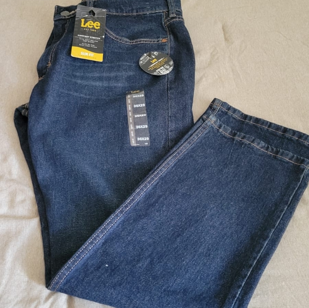 Lee Jeans for men slim Fit straight leg New 36x29